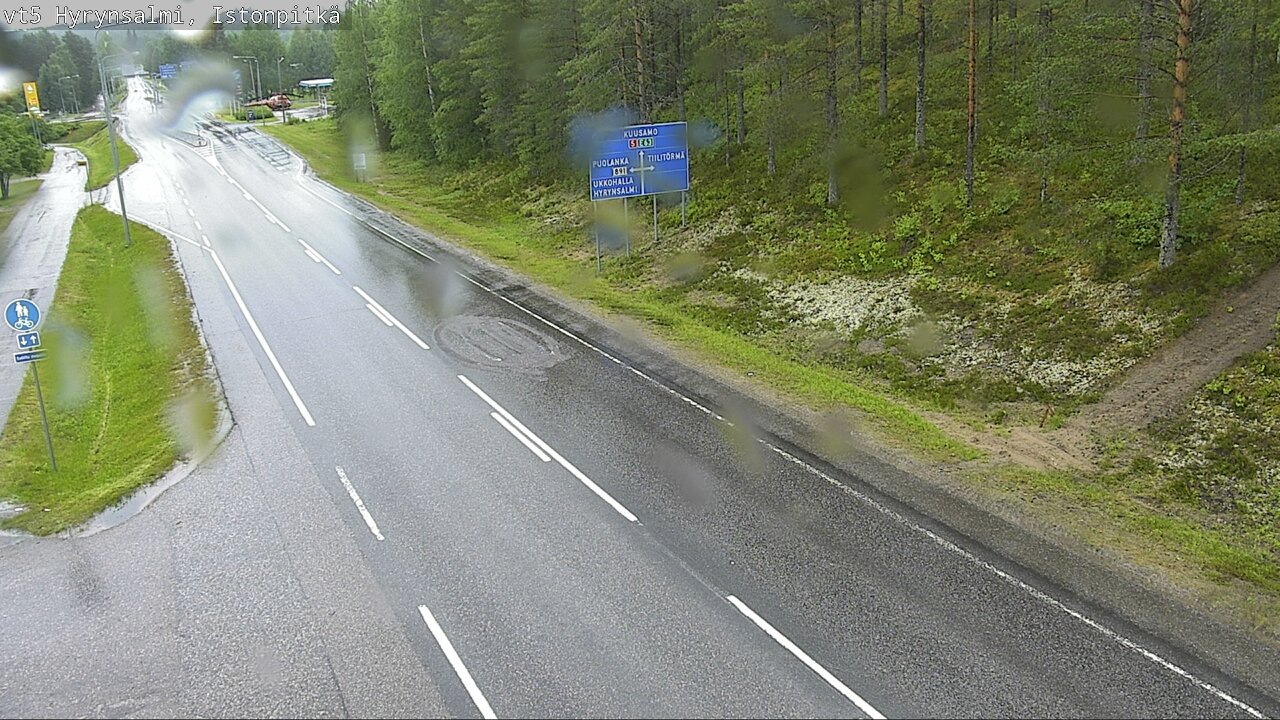 Kelikamerat Kuva Tie 5 Hyrynsalmi, Istonpitkä, Hyrynsalmi, Kainuu