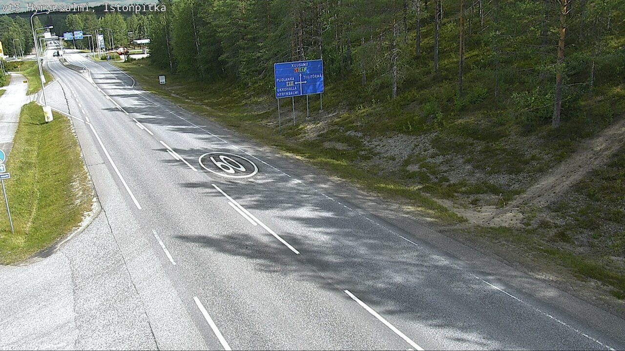 Kelikamerat Kuva Tie 5 Hyrynsalmi, Istonpitkä, Hyrynsalmi, Kainuu