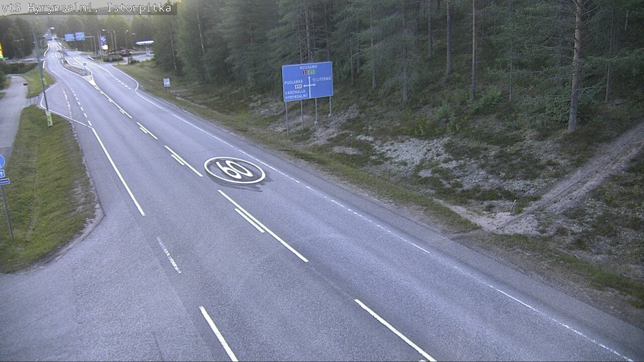 Kelikamerat Kuva Tie 5 Hyrynsalmi, Istonpitkä, Hyrynsalmi, Kainuu