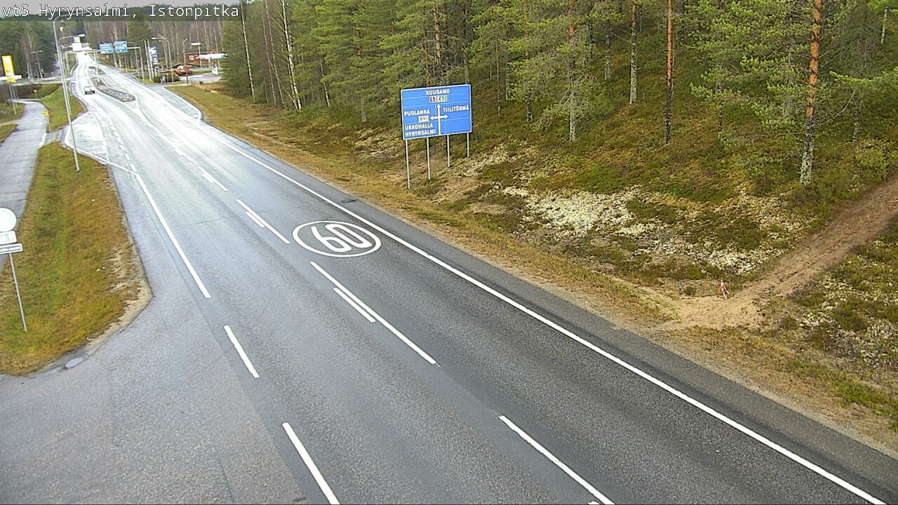 Kelikamerat Kuva Tie 5 Hyrynsalmi, Istonpitkä, Hyrynsalmi, Kainuu