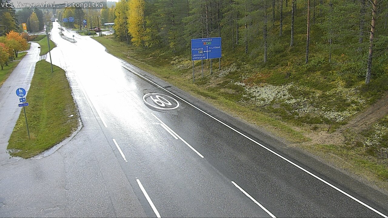 Kelikamerat Kuva Tie 5 Hyrynsalmi, Istonpitkä, Hyrynsalmi, Kainuu