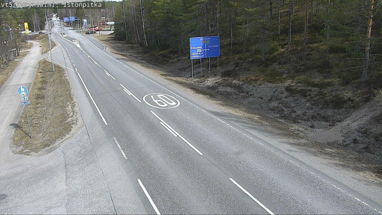 Kelikamerat Kuva Tie 5 Hyrynsalmi, Istonpitkä, Hyrynsalmi, Kainuu