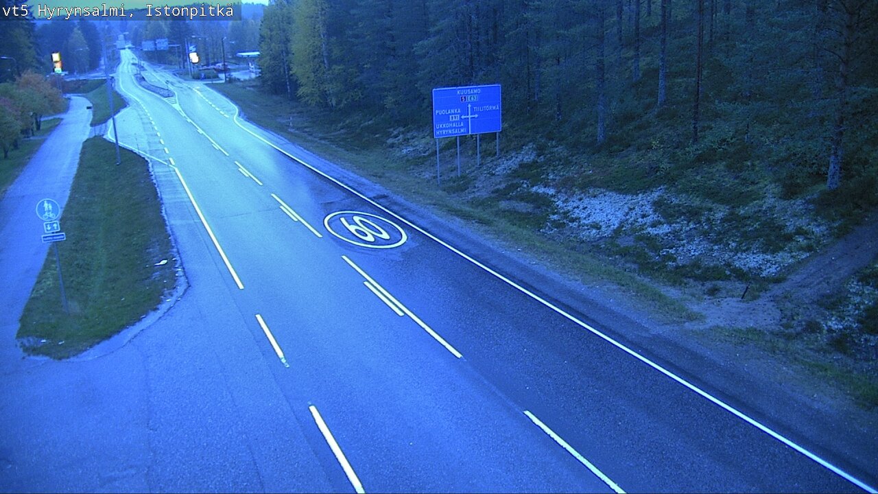 Kelikamerat Kuva Tie 5 Hyrynsalmi, Istonpitkä, Hyrynsalmi, Kainuu