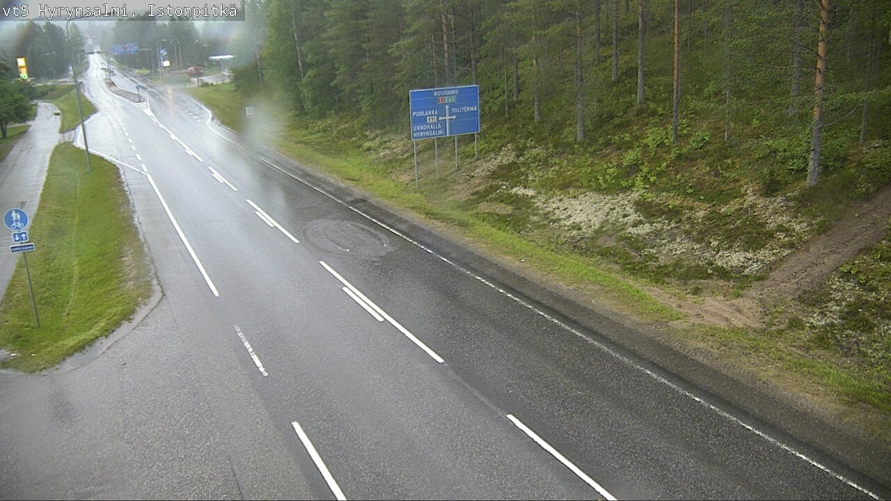 Kelikamerat Kuva Tie 5 Hyrynsalmi, Istonpitkä, Hyrynsalmi, Kainuu