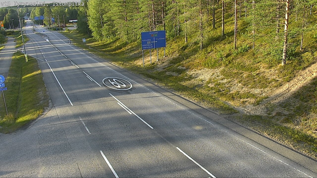 Kelikamerat Kuva Tie 5 Hyrynsalmi, Istonpitkä, Hyrynsalmi, Kainuu