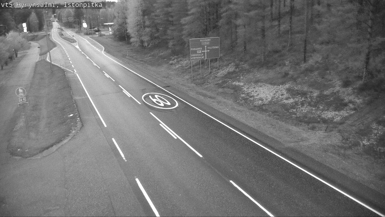 Kelikamerat Kuva Tie 5 Hyrynsalmi, Istonpitkä, Hyrynsalmi, Kainuu