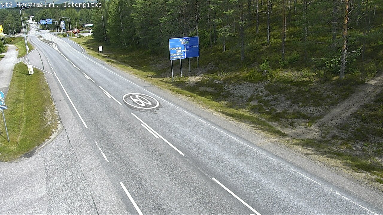 Kelikamerat Kuva Tie 5 Hyrynsalmi, Istonpitkä, Hyrynsalmi, Kainuu