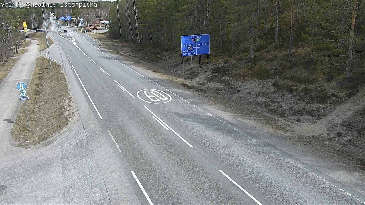 Kelikamerat Kuva Tie 5 Hyrynsalmi, Istonpitkä, Hyrynsalmi, Kainuu
