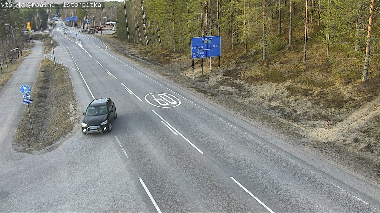 Kelikamerat Kuva Tie 5 Hyrynsalmi, Istonpitkä, Hyrynsalmi, Kainuu
