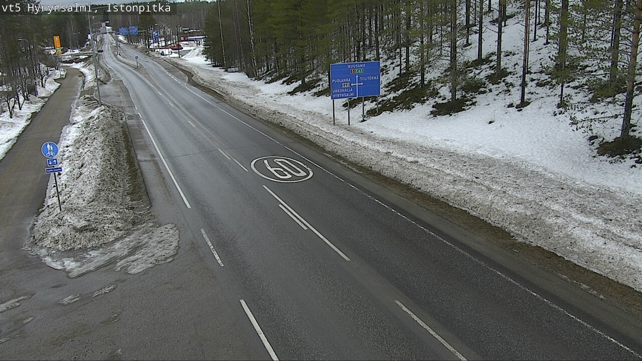 Kelikamerat Kuva Tie 5 Hyrynsalmi, Istonpitkä, Hyrynsalmi, Kainuu