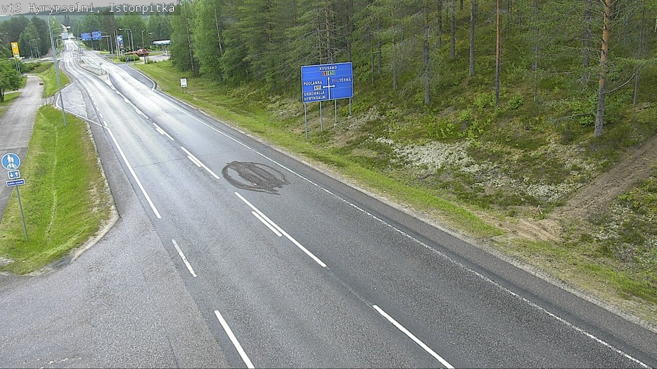 Kelikamerat Kuva Tie 5 Hyrynsalmi, Istonpitkä, Hyrynsalmi, Kainuu
