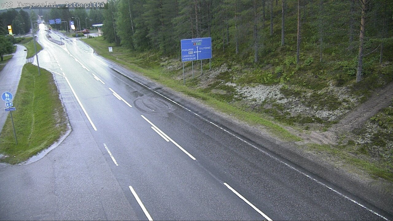 Kelikamerat Kuva Tie 5 Hyrynsalmi, Istonpitkä, Hyrynsalmi, Kainuu