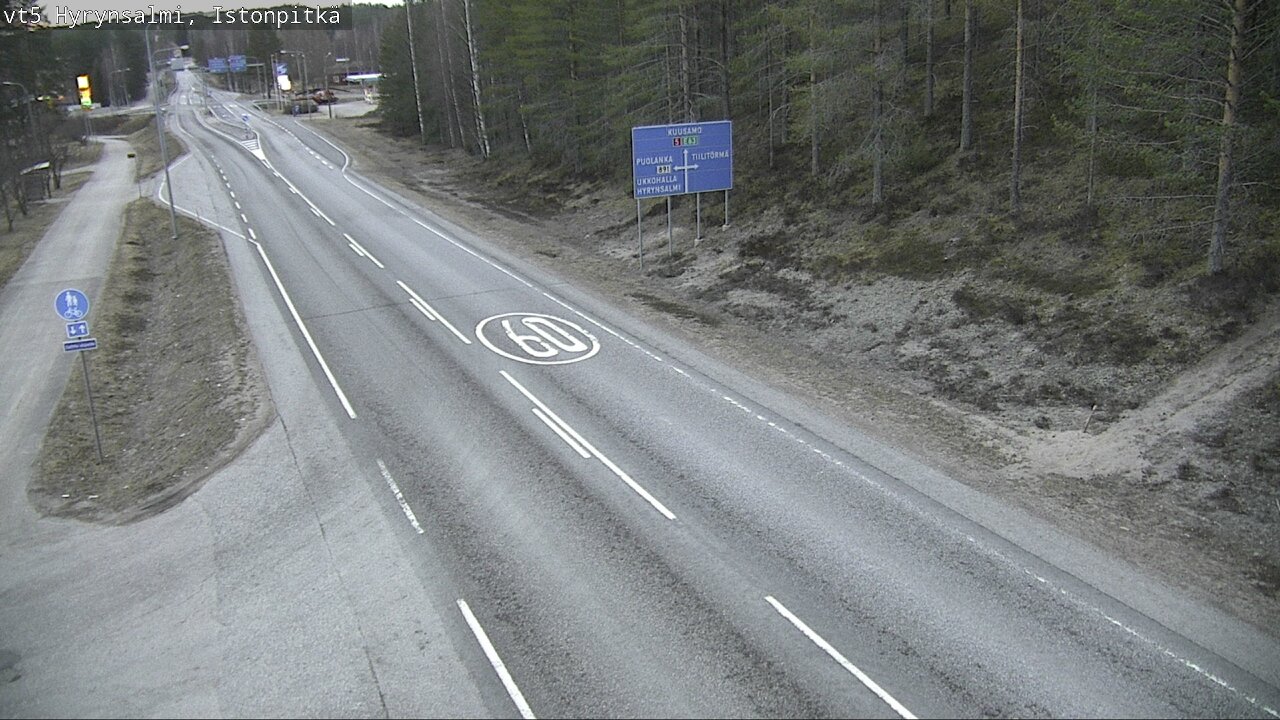 Kelikamerat Kuva Tie 5 Hyrynsalmi, Istonpitkä, Hyrynsalmi, Kainuu