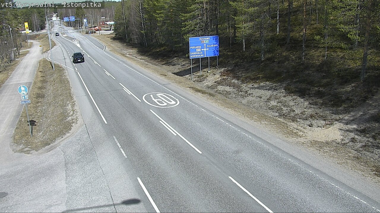 Kelikamerat Kuva Tie 5 Hyrynsalmi, Istonpitkä, Hyrynsalmi, Kainuu