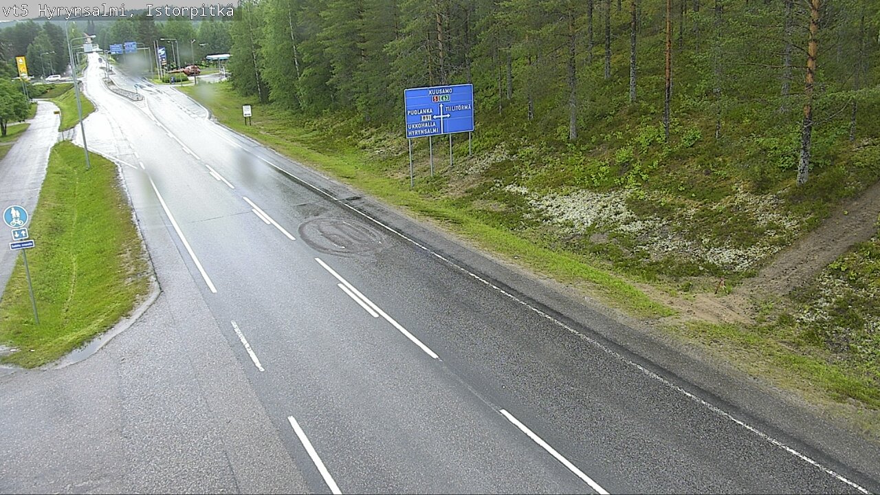 Kelikamerat Kuva Tie 5 Hyrynsalmi, Istonpitkä, Hyrynsalmi, Kainuu