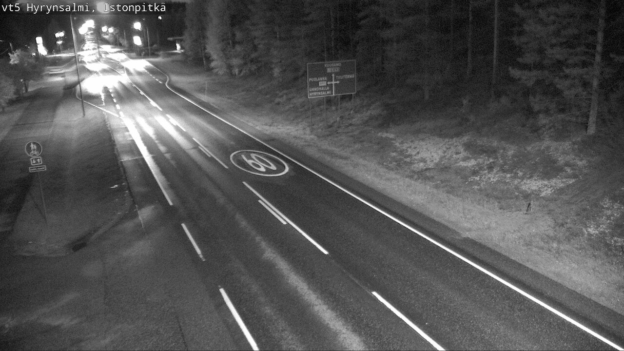 Kelikamerat Kuva Tie 5 Hyrynsalmi, Istonpitkä, Hyrynsalmi, Kainuu