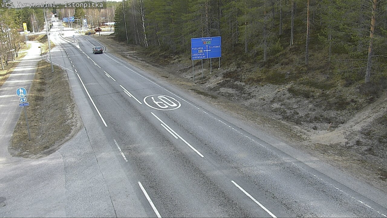 Kelikamerat Kuva Tie 5 Hyrynsalmi, Istonpitkä, Hyrynsalmi, Kainuu