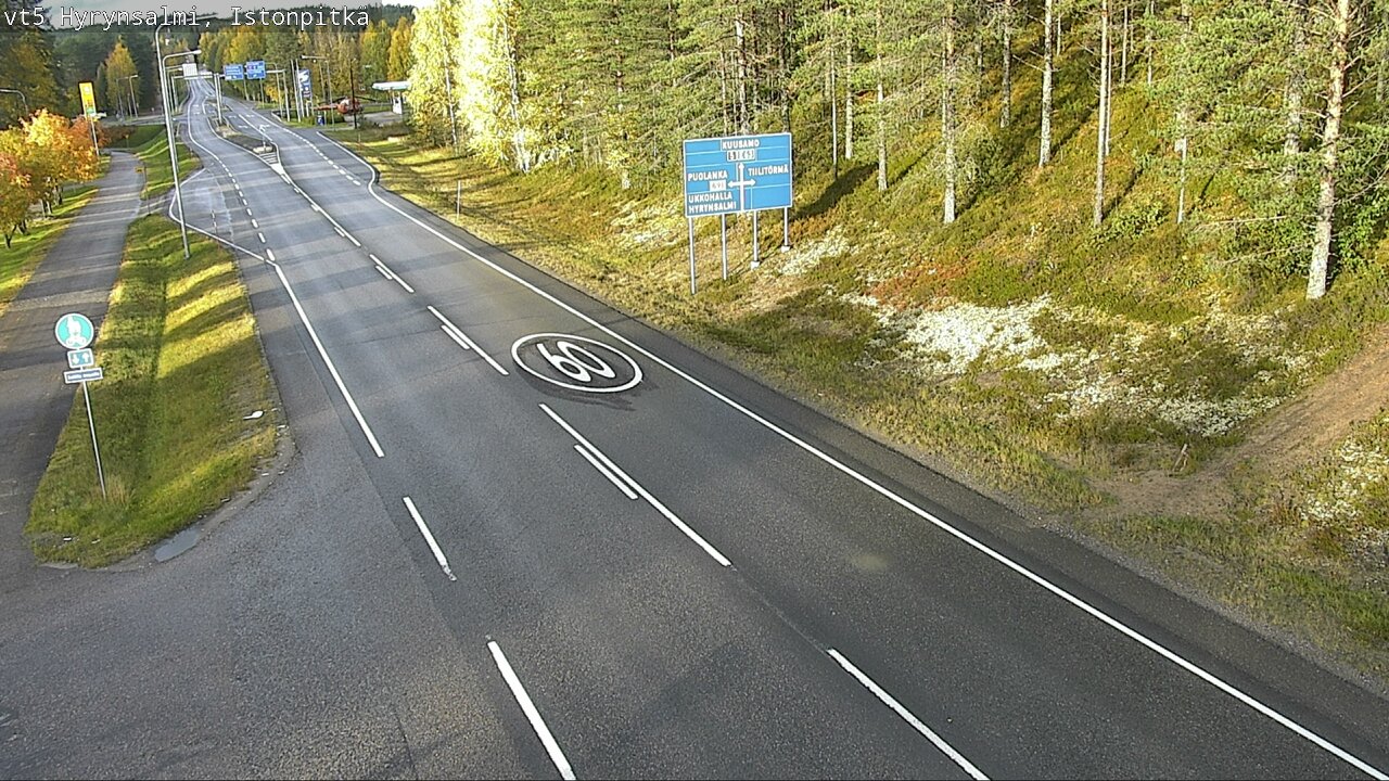 Kelikamerat Kuva Tie 5 Hyrynsalmi, Istonpitkä, Hyrynsalmi, Kainuu