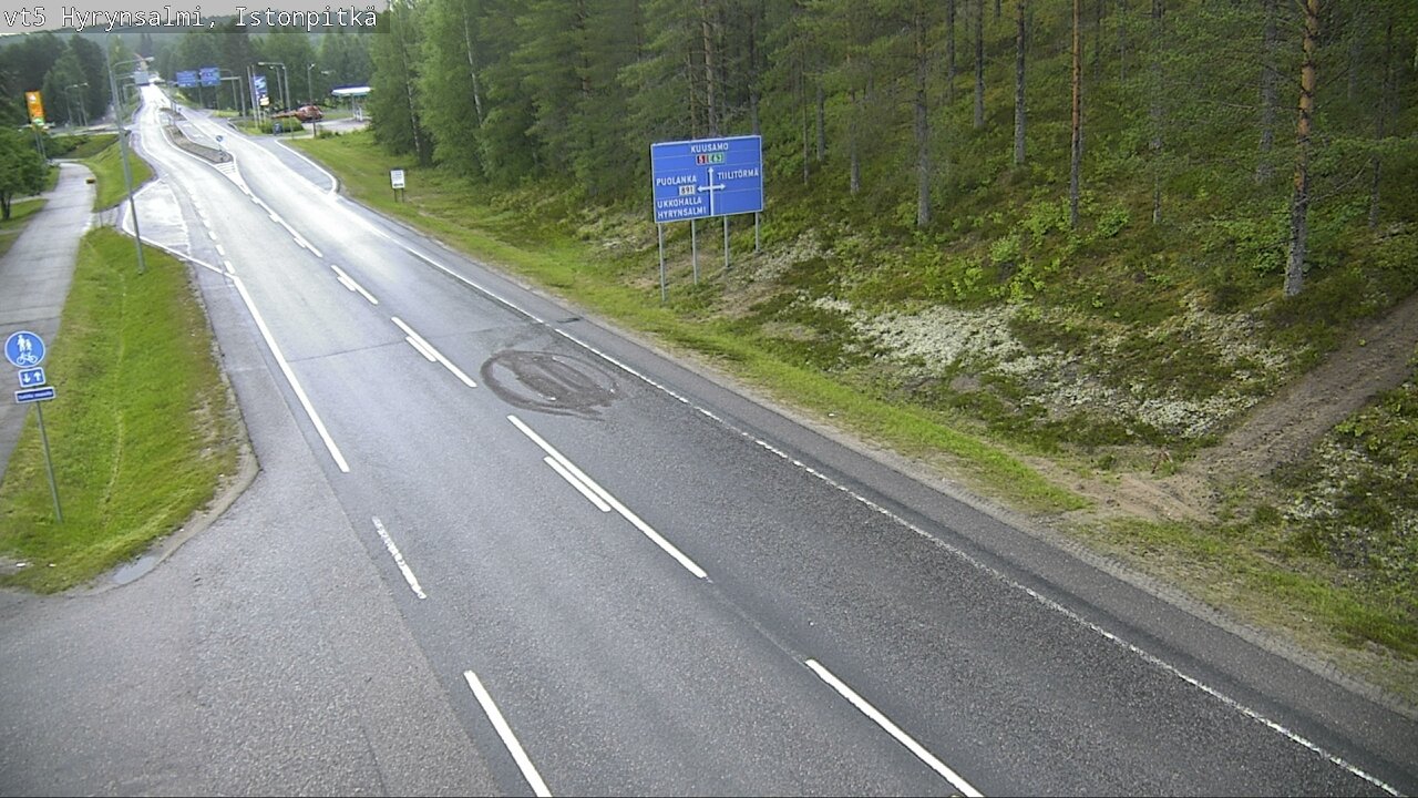 Kelikamerat Kuva Tie 5 Hyrynsalmi, Istonpitkä, Hyrynsalmi, Kainuu