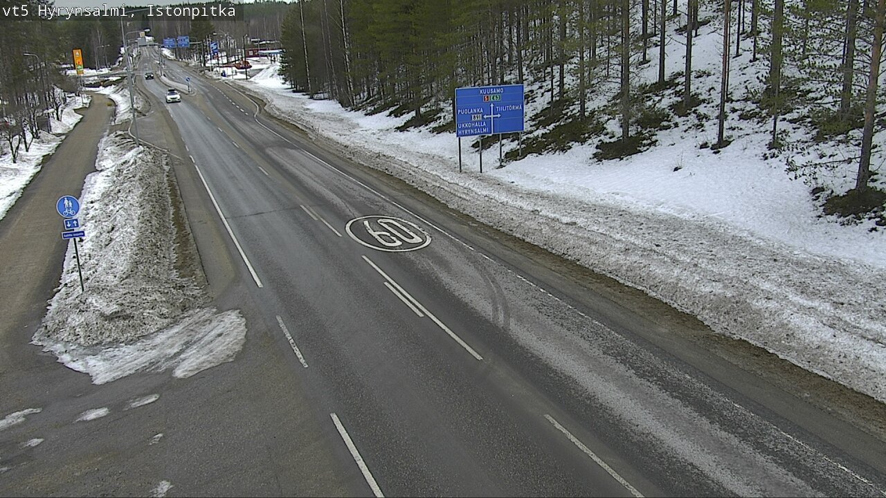 Kelikamerat Kuva Tie 5 Hyrynsalmi, Istonpitkä, Hyrynsalmi, Kainuu