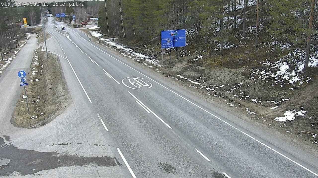 Kelikamerat Kuva Tie 5 Hyrynsalmi, Istonpitkä, Hyrynsalmi, Kainuu