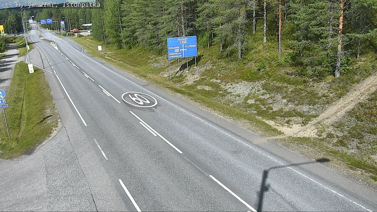 Kelikamerat Kuva Tie 5 Hyrynsalmi, Istonpitkä, Hyrynsalmi, Kainuu