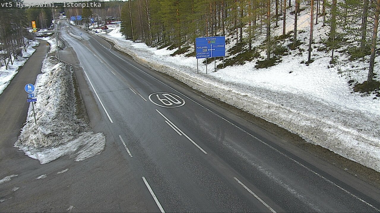 Kelikamerat Kuva Tie 5 Hyrynsalmi, Istonpitkä, Hyrynsalmi, Kainuu