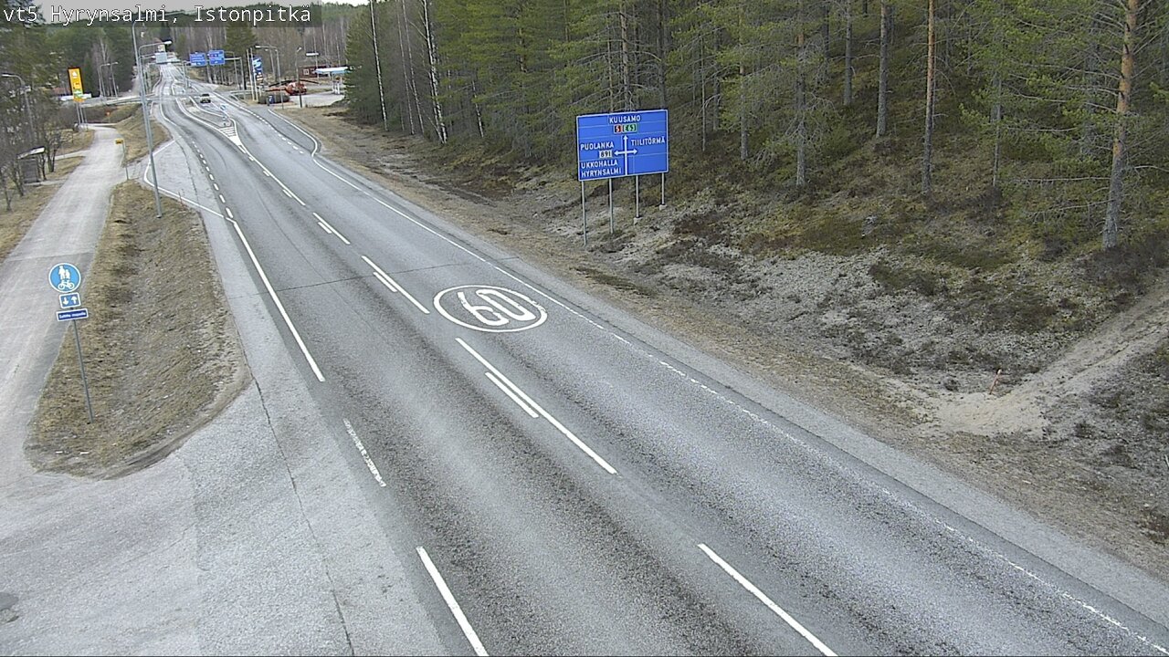 Kelikamerat Kuva Tie 5 Hyrynsalmi, Istonpitkä, Hyrynsalmi, Kainuu