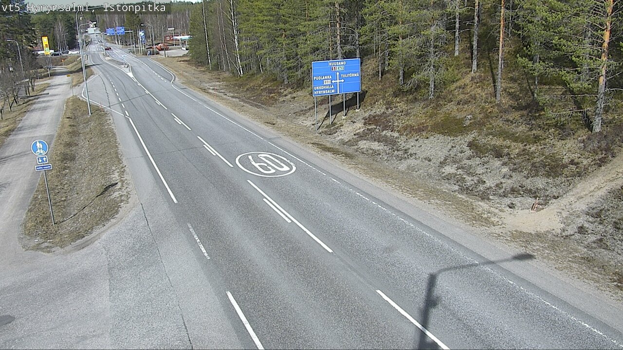 Kelikamerat Kuva Tie 5 Hyrynsalmi, Istonpitkä, Hyrynsalmi, Kainuu
