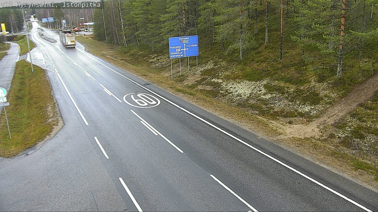 Kelikamerat Kuva Tie 5 Hyrynsalmi, Istonpitkä, Hyrynsalmi, Kainuu