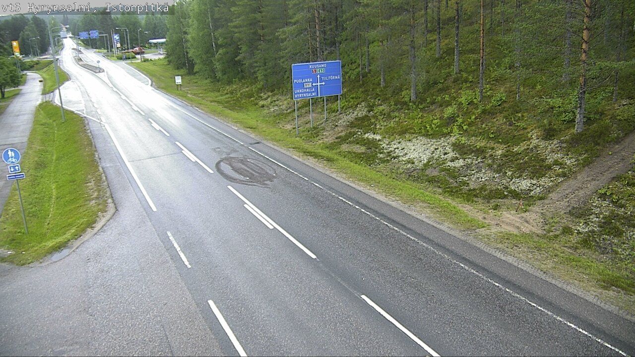 Kelikamerat Kuva Tie 5 Hyrynsalmi, Istonpitkä, Hyrynsalmi, Kainuu
