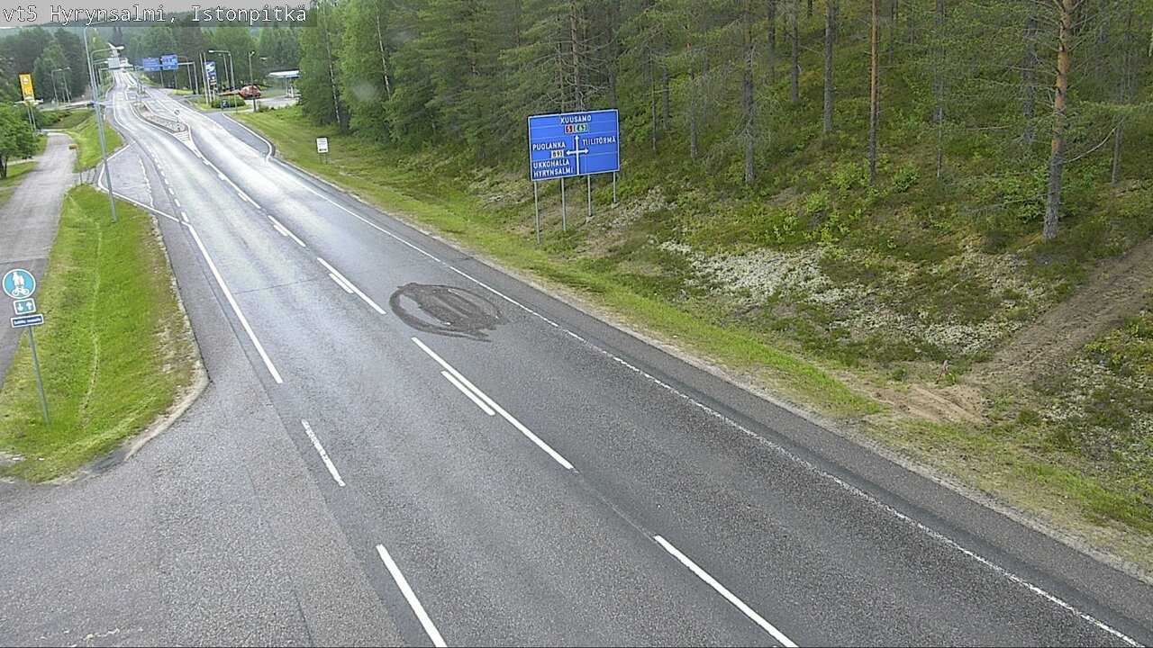Kelikamerat Kuva Tie 5 Hyrynsalmi, Istonpitkä, Hyrynsalmi, Kainuu