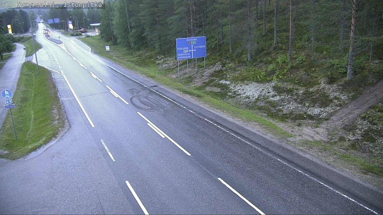 Kelikamerat Kuva Tie 5 Hyrynsalmi, Istonpitkä, Hyrynsalmi, Kainuu