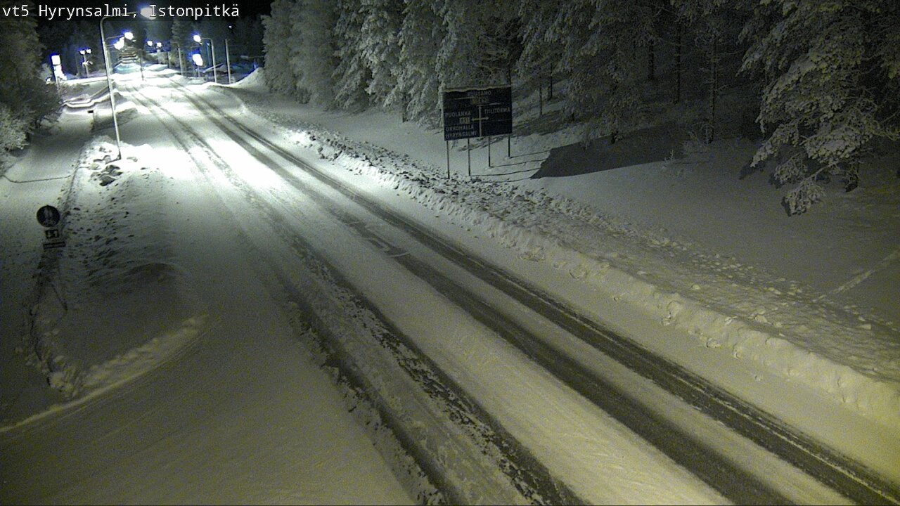 Kelikamerat Kuva Tie 5 Hyrynsalmi, Istonpitkä, Hyrynsalmi, Kainuu