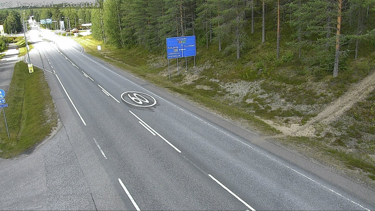 Kelikamerat Kuva Tie 5 Hyrynsalmi, Istonpitkä, Hyrynsalmi, Kainuu