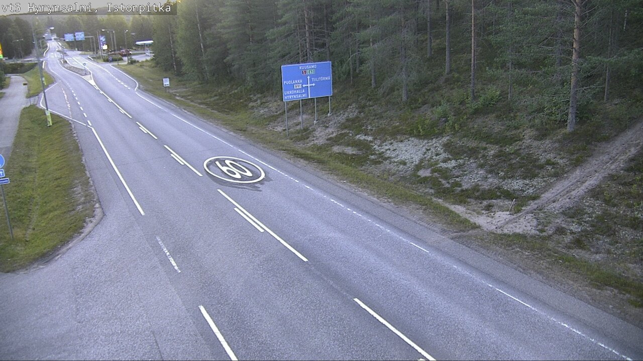Kelikamerat Kuva Tie 5 Hyrynsalmi, Istonpitkä, Hyrynsalmi, Kainuu