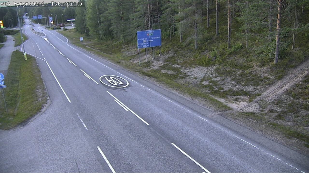 Kelikamerat Kuva Tie 5 Hyrynsalmi, Istonpitkä, Hyrynsalmi, Kainuu