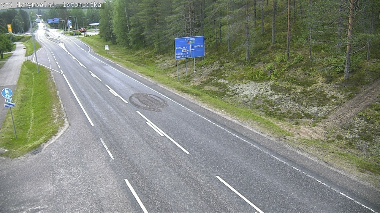 Kelikamerat Kuva Tie 5 Hyrynsalmi, Istonpitkä, Hyrynsalmi, Kainuu