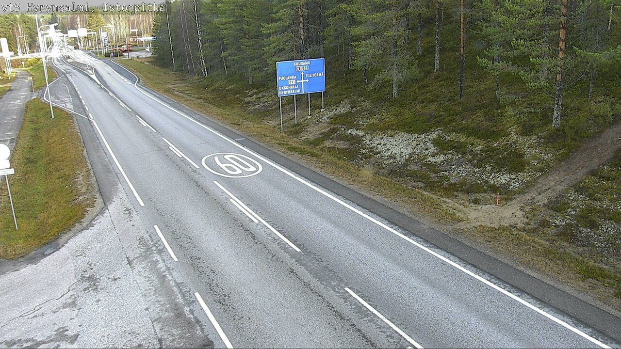 Kelikamerat Kuva Tie 5 Hyrynsalmi, Istonpitkä, Hyrynsalmi, Kainuu