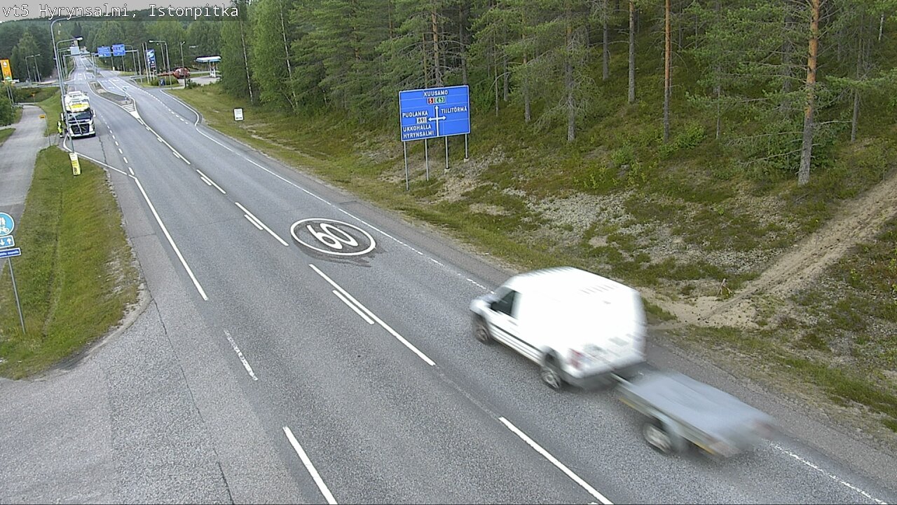 Kelikamerat Kuva Tie 5 Hyrynsalmi, Istonpitkä, Hyrynsalmi, Kainuu