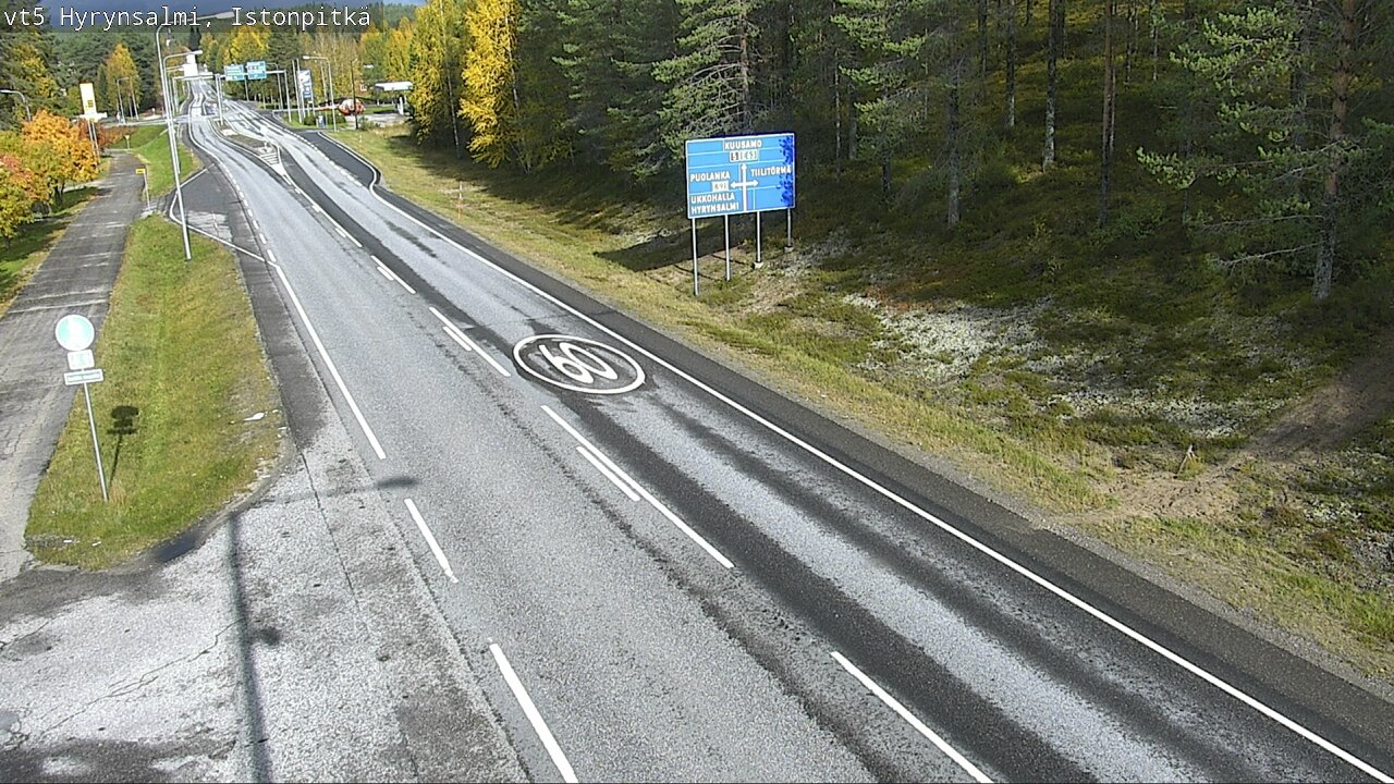 Kelikamerat Kuva Tie 5 Hyrynsalmi, Istonpitkä, Hyrynsalmi, Kainuu
