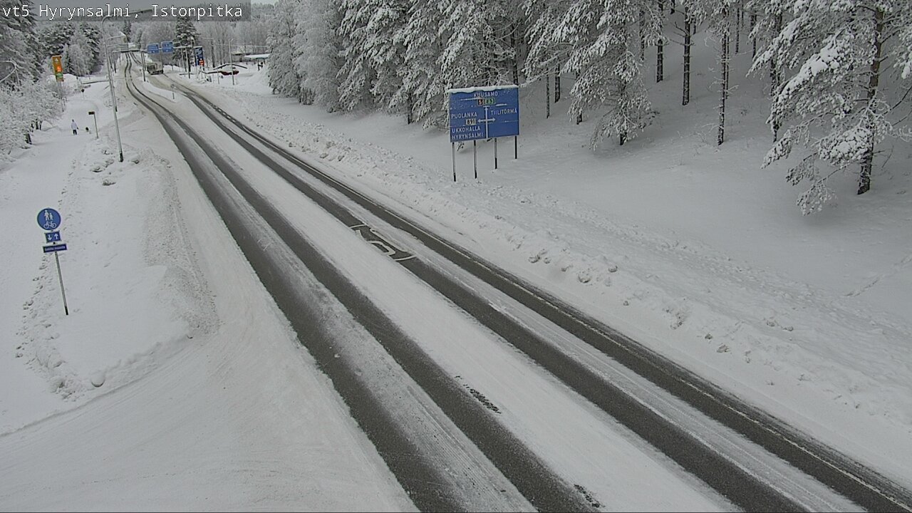 Weather Camera Image Road 5 Hyrynsalmi, Istonpitkä, Hyrynsalmi, Kainuu