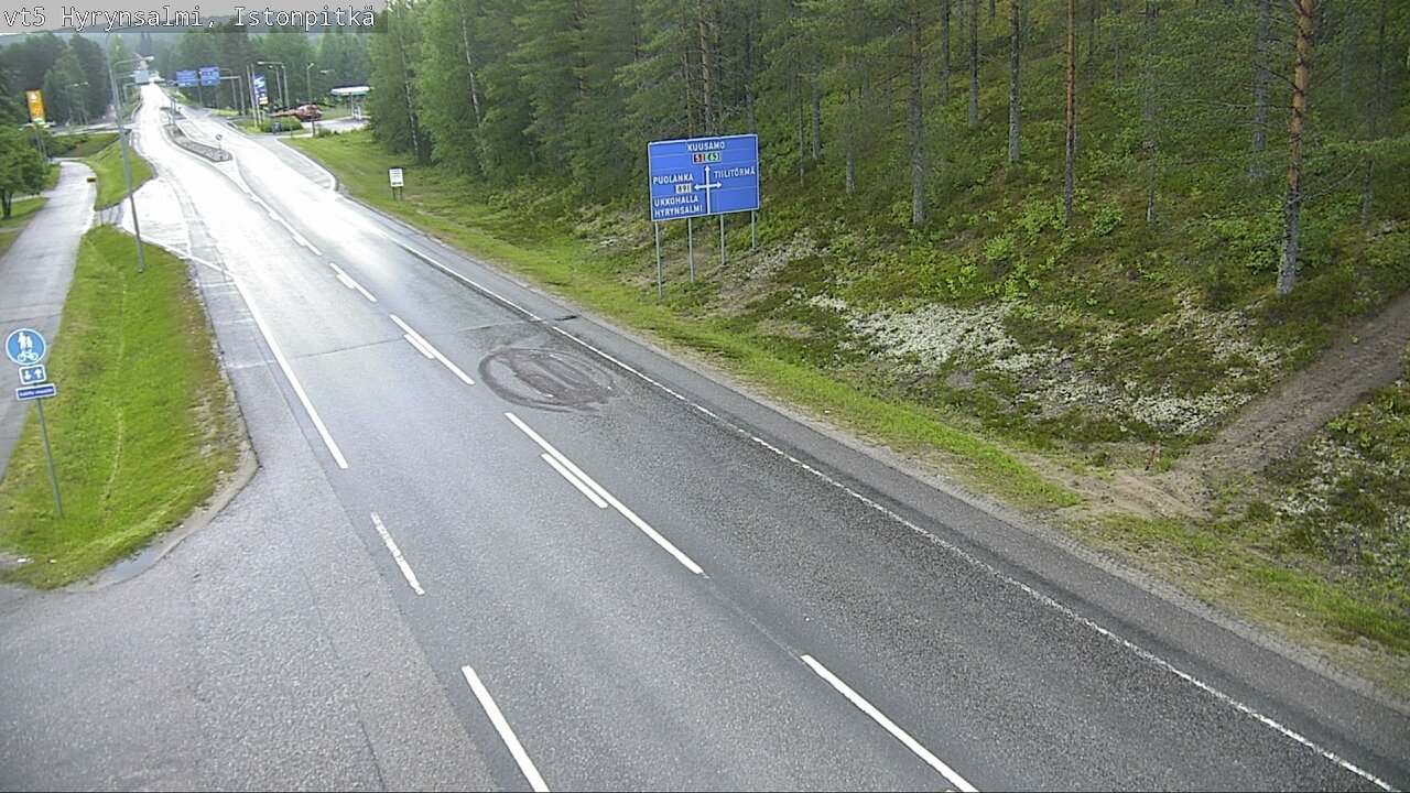 Kelikamerat Kuva Tie 5 Hyrynsalmi, Istonpitkä, Hyrynsalmi, Kainuu
