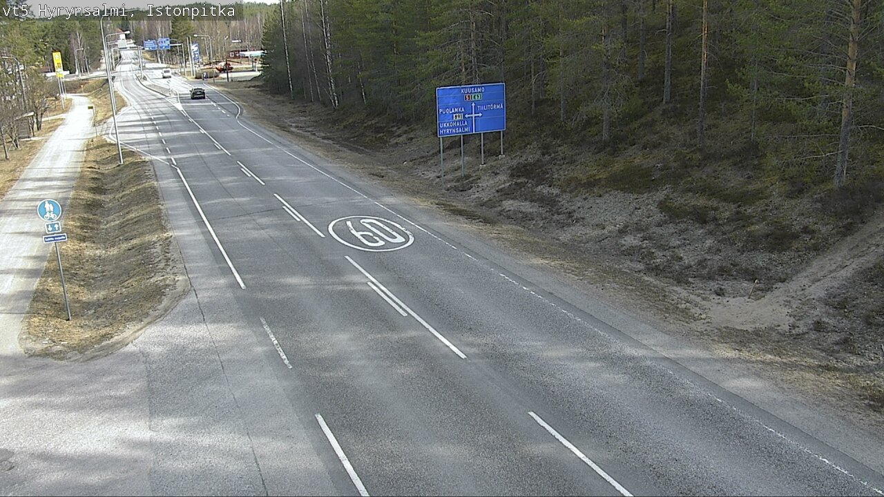 Kelikamerat Kuva Tie 5 Hyrynsalmi, Istonpitkä, Hyrynsalmi, Kainuu