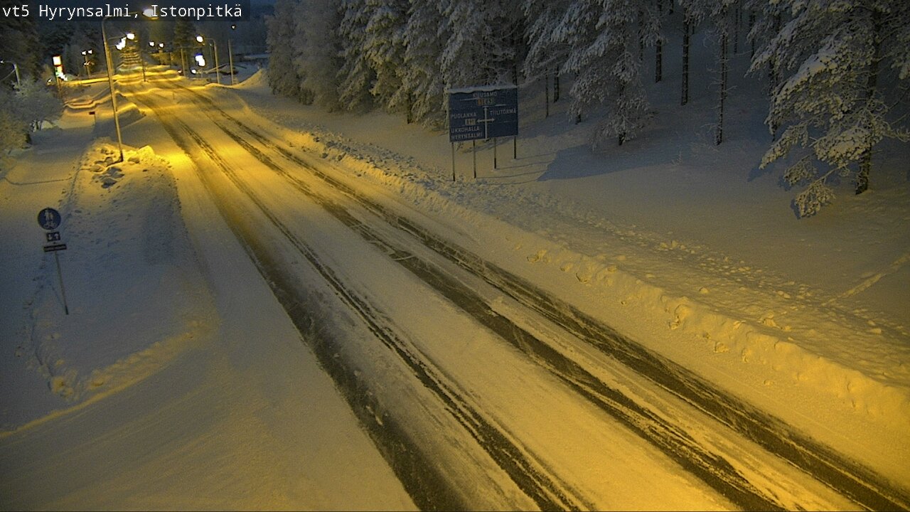 Kelikamerat Kuva Tie 5 Hyrynsalmi, Istonpitkä, Hyrynsalmi, Kainuu