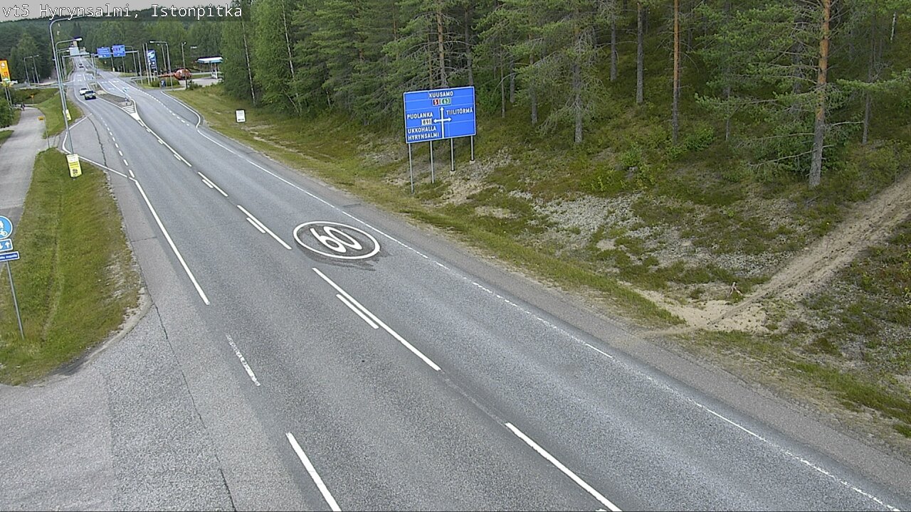 Kelikamerat Kuva Tie 5 Hyrynsalmi, Istonpitkä, Hyrynsalmi, Kainuu