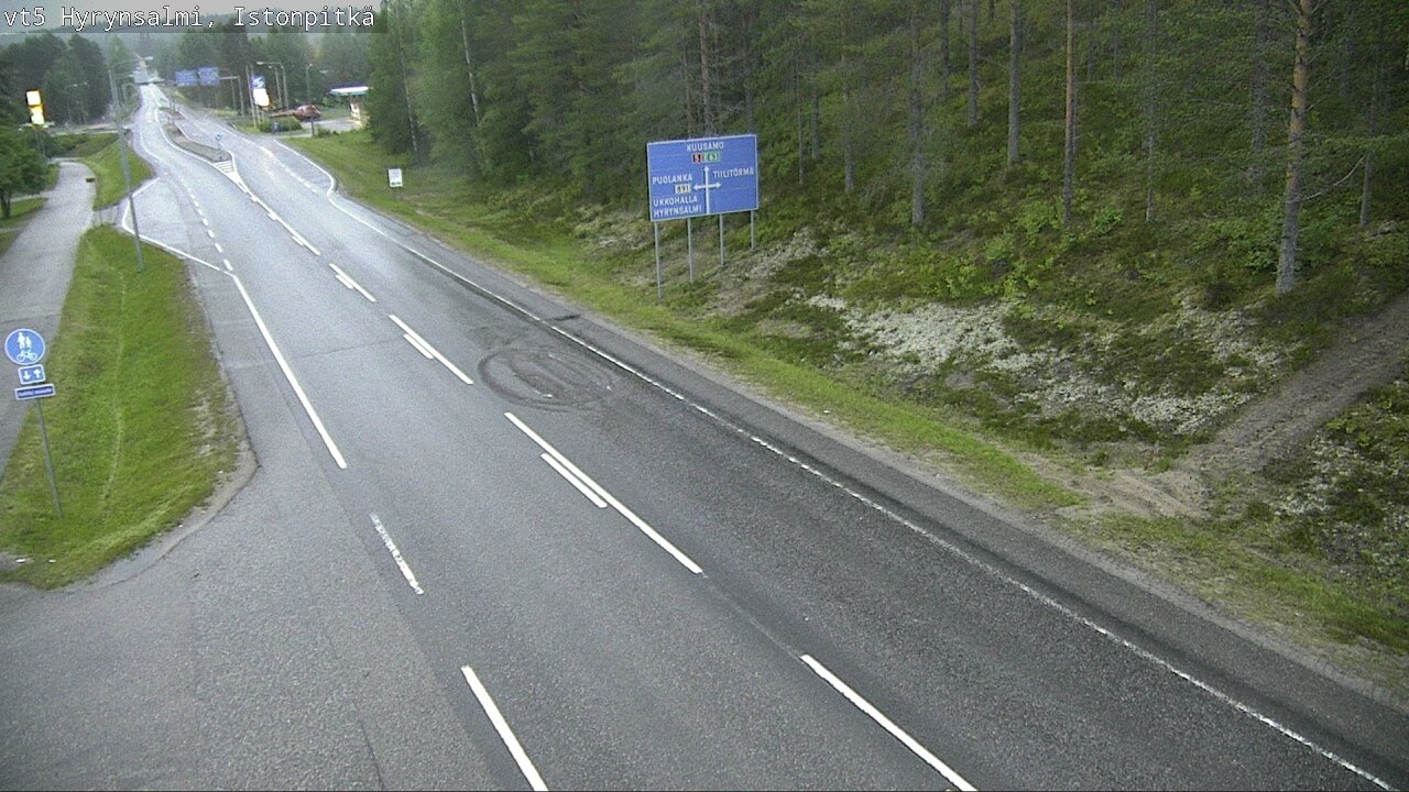 Kelikamerat Kuva Tie 5 Hyrynsalmi, Istonpitkä, Hyrynsalmi, Kainuu