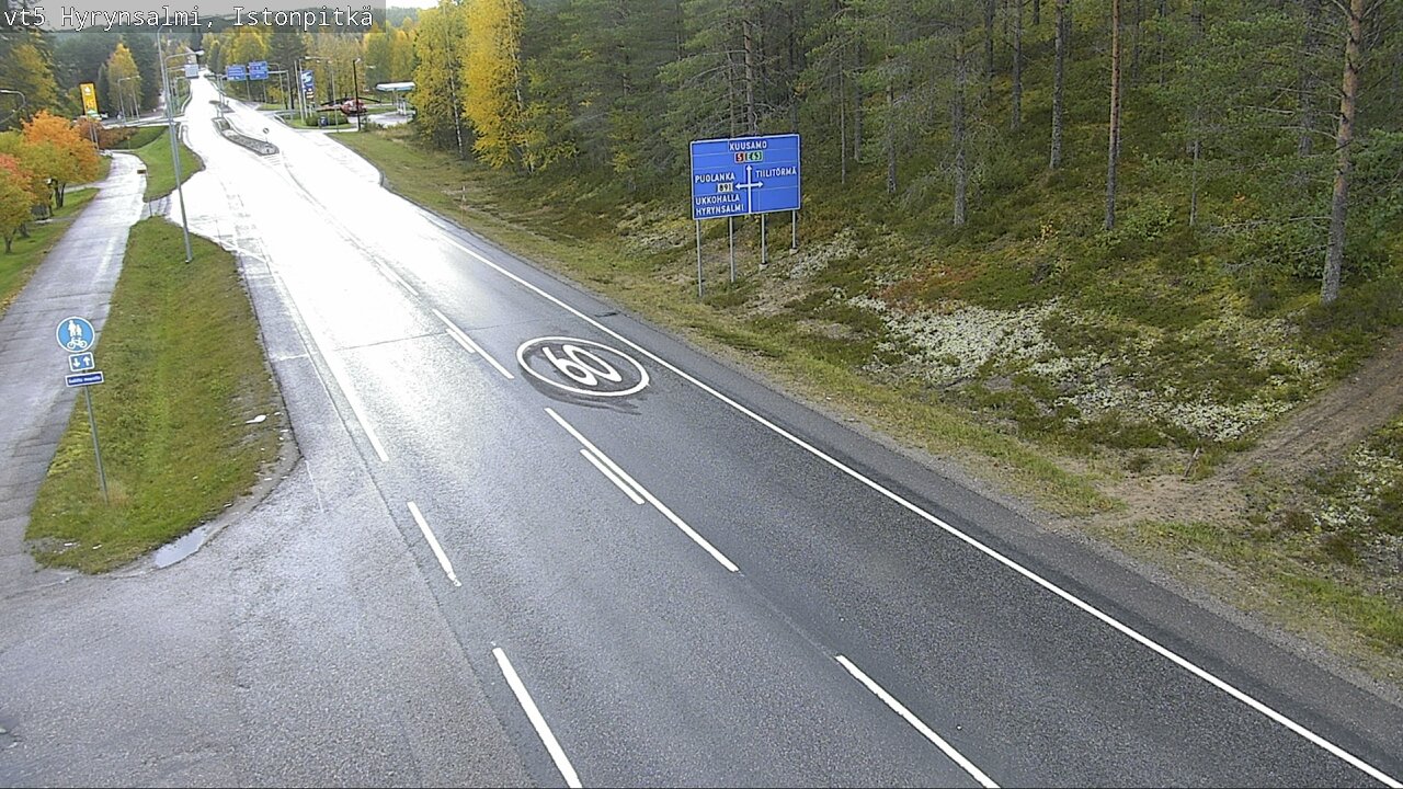 Kelikamerat Kuva Tie 5 Hyrynsalmi, Istonpitkä, Hyrynsalmi, Kainuu