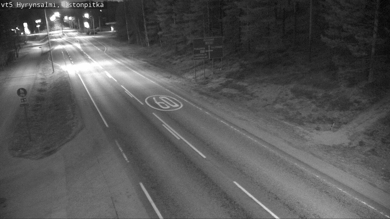 Kelikamerat Kuva Tie 5 Hyrynsalmi, Istonpitkä, Hyrynsalmi, Kainuu