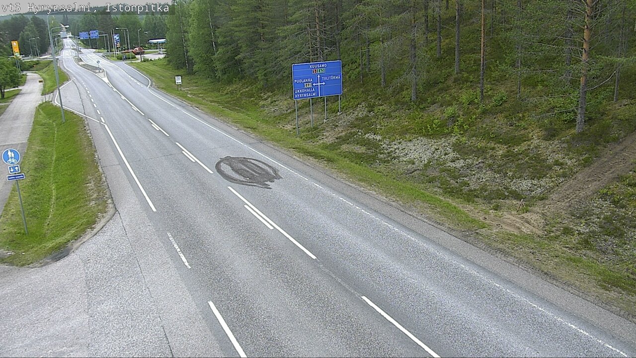 Kelikamerat Kuva Tie 5 Hyrynsalmi, Istonpitkä, Hyrynsalmi, Kainuu